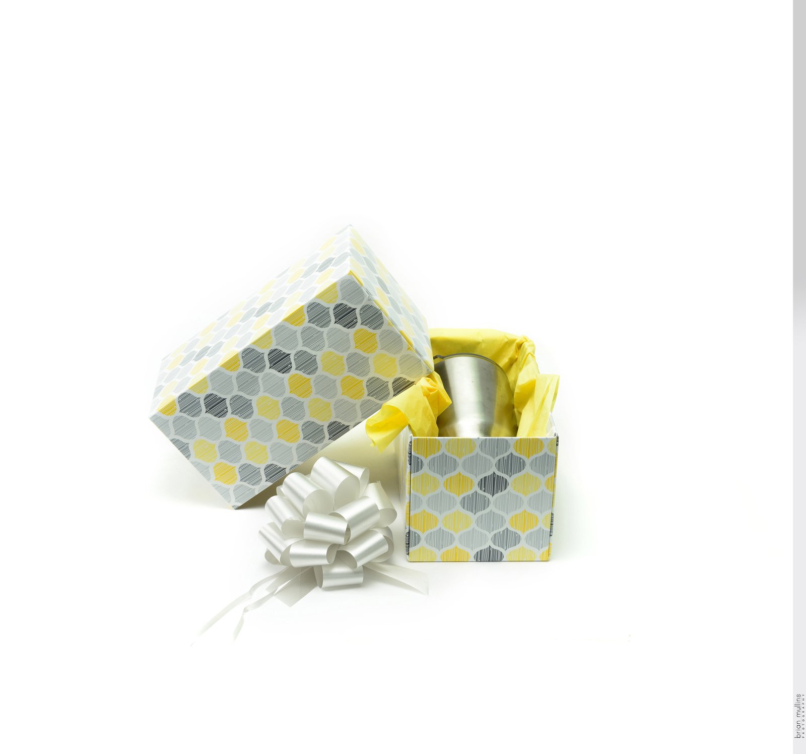 product photography of gift box