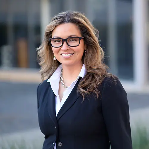 Professional outdoor headshot of corporate client